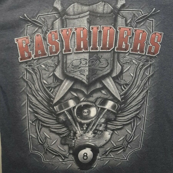 VTG EASYRIDERS Motorcycle T Shirt Panhead Motor - Picture 1 of 5